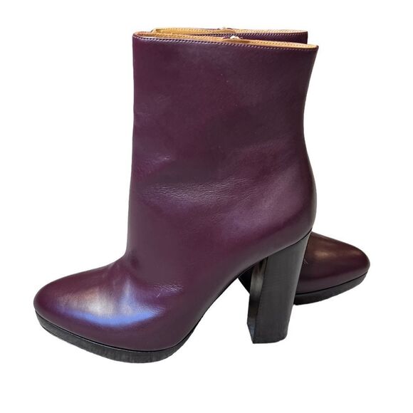 Ralph Lauren Purple Label Shoes - Ralph Lauren Purple Label oxblood leather ankle boots size 38